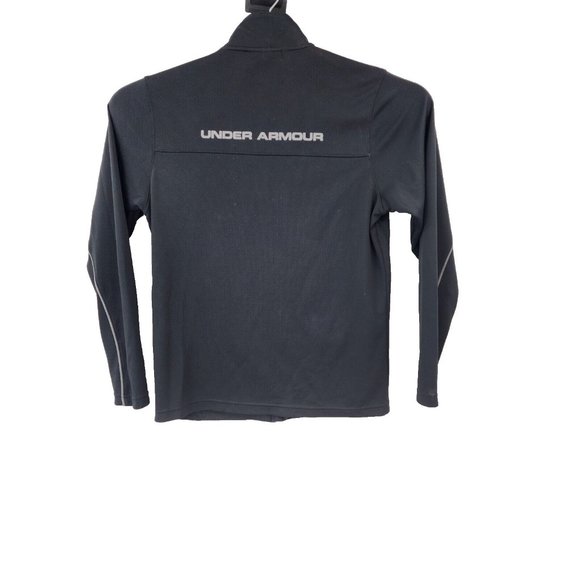 Under Armour Lightweight‎ Jacket Mens Size Medium Black Full Zip Long Sleeve - Picture 9 of 12
